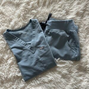 Figs Scrubs - Dusty Blue